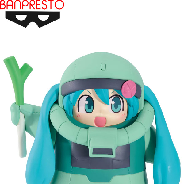 Banpresto Vocaloid Mobile Suit Gundam 45th Anniversary Hatsune Miku Zaku Costume Figure